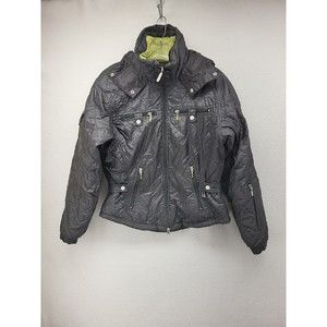 NILS Boys Coat Black 8 Youth Snow Ski Parka Hooded Winter Jacket Quilted Pockets